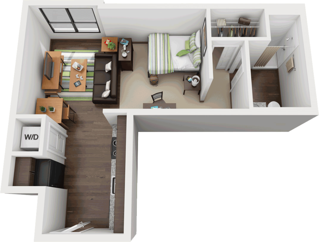 GSU Studio Apartments One 12 Courtland Apartments