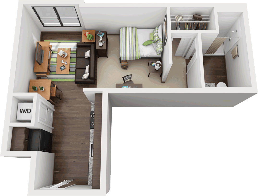 GSU Studio Apartments One 12 Courtland Apartments